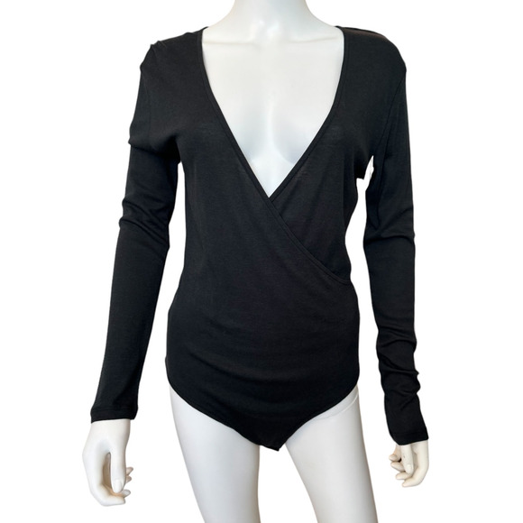 New ~ BA&SH ~ Celia Faux Wrap Bodysuit Size M MUST HAVE - Picture 5 of 10